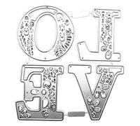English Words Love Mold Cutting Dies, Carbon Steel for