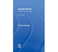 English Words: Structure, History, Usage