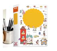 English Words Talking Book - Interactive Speech Activities | 500+ Words Talking Audio Book， Interactive Gift for Kids | Preschool Kindergarten Educational Toy