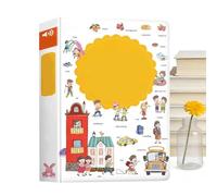 English Words Talking Book Toy - Early Learning Interactive Speech Activities,Learn English with Sound | for 2-6 Years Old Children Boys Girls Preschoolers