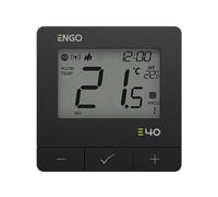 Engo E40-230 Wired Smart Thermostat Zigbee 3.0 Programmable Heating Controller (Black)