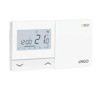 ENGO E901 Wired Thermostat Central Heating Controller Combi Boiler Thermostat Battery Powered 2 Wire Heating Control Replace Dial Room Thermostat 5 Year Warranty