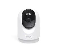 ENGO ECAM Indoor Security Camera with WiFi - 360 - Motion Tracking Smart CCTV Camera Compatible with Alexa Devices - Baby Monitor and Pet Camera with Night Vision, Two-Way Audio and Home Monitoring
