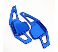 ENGOER Compatible with BMW for 3 4 Series Z4 2013 2014 2015 2016 2017 1 Pair Aluminum Alloy Steering Wheel Shifter Paddle Extension Accessories(Blue)
