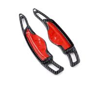 ENGOER Compatible with Hyundai for Genesis G70 2018 2019 2020 2021 2022 1 Pair Car Steering Wheel Shift Paddle Extension Stickers Accessories(Forged Pattern)