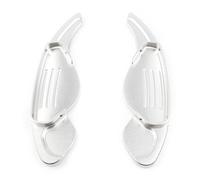 ENGOER Compatible with Jaguar XJ X351 2010 2011 2012 2013 2014 2015 2016 2017 Car Steering Wheel Shift Paddle Extension Accessories(Red)