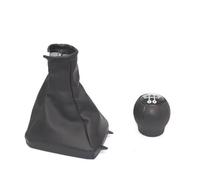 ENGOER Compatible with Opel for Astra II G for Zafira A 1998-2010 Manual 5-Speed Gear Shift Stick Shifter Handball with Gaiter Boot Auto Parts(Gear Knob 2Pcs)