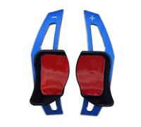 ENGOER Compatible with VW for Golf 6 MK6 R for GTI R20 2009 2010 2011 2012 2013 2014 1 Pair Car Steering Wheel Shift Paddle Extension Sticker(Blue)