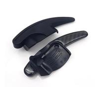 ENGOER Compatible with VW for Passat 3C V6 4MOTION 1 Pair Aluminium Alloy Car Steering Wheel Shift Paddle Extension Interior Accessories(Carbon Fiber)
