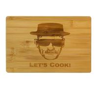 Engraved Bamboo Wood Cutting Board with Handle Funny Gift for Fathers Day Christmas Birthday Charcuterie Cheese Tray 10.7x7.2x0.4in