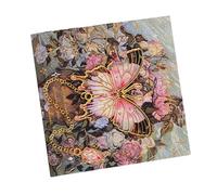 Engraved Butterfly Bookmarks Vintage Metal with Pendant Reading Book Page Divider for Book Lover Nature Themed Set