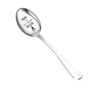 Engraved Coffee Spoons | Cutlery Spoons | Espress0 Spoons with Quotes | Stainless Steel Cereal Spoon | Ice Cream Spoon | Gelato Shovel Teaspoons | Funny Spoon for Ice Cream, Dessert, Coffee, Cocktail