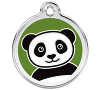 ENGRAVED DOG TAGS CAT ID DISCS PANDA Top Quality Red Dingo (1PA)