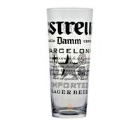Engraved Estrella Damm Half Pint Beer Glass with Gift Box Personalised Gift - Enter Your Own Custom Text