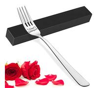 Engraved Fork, I Love Forking You, Personalized Design Stainless Steel Forks with Luxury Box Perfect Festival Gifts for Friends, Boyfriend, Girlfriend for Christmas, Valentine's Day Gifts