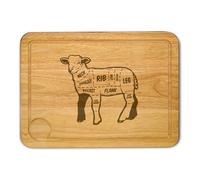 Engraved Lamb Cuts Wooden Chopping Board Engraved Butcher Cheese Board Serving Board Cutting Novelty Gift