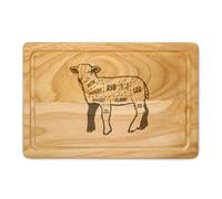 Engraved Lamb Cuts Wooden Chopping Board Engraved Butcher Cheese Board Serving Board Cutting Novelty Gift