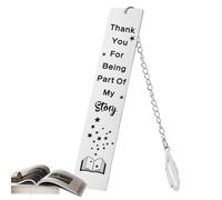 Engraved Metal Bookmarks - Reading Bookmarks Stainless Steel Inspirational Quotes | Stylish Reading Accessories for Study Room, Library and - School Supplies
