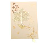 Engraved Metal Bookmarks Study Essential Lightweight Chinese Styles Stationery Book Lovers Decorative Biloba
