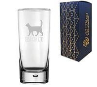Engraved Novelty Hiball Tumbler with Best Cat Dad Design, Laser Engraved, Gift Box Included, Gift for Dad, Birthday Gift, Cat Lover Gift, Funny Cat Gift, Add an Optional Personalised Message
