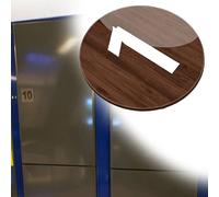 Engraved Numbered Tags, Acrylic Numbered Cabinet Plates For Equipment Marking/Office Organization, Self-Adhesive Locker Number Tags, Easy To Install(B,1-10 Dia 8cm)