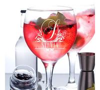 Engraved Personalised Best Mummy Gin Glass Present