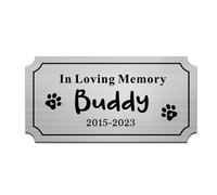 Engraved Plaques Personalised Memorial Plaques for Doors Urns Solid Me