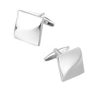 Engraved Simple Smooth Cufflinks, Shirt Cufflinks, Daily Accessories, Suitable for Anniversary and Birthday Gifts