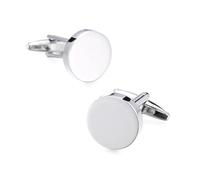Engraved Simple Smooth Cufflinks, Shirt Cufflinks, Daily Accessories, Suitable for Anniversary and Birthday Gifts