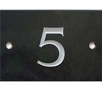 Engraved Slate House Number Sign - 1 to 99 (Select Your Number here) - Number 5 (Same Day Dispatch by 1st Class Post!!!)