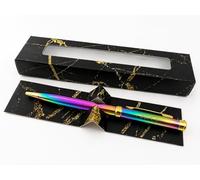 Engraved Thank You Pen with Gift Box, Laser Engraved Ballpoint Pen, Teacher Gift, NHS Pens, Boss Pen, Thank You Gift (Rainbow)