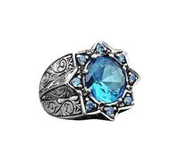 Engraved Vintage Ring for Men and Women Fashion Jewelry Popular Accessories Rings for 10 Year Old Girl (Silver, 12)