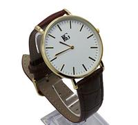 Engraved Watch Wrist Watch Every Second I Love You More Genuine Real Leather Gold Plated