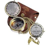 Engraved with Trust in the Lord with All Your Heart Proverbs 3:5-6, Includes Wooden Box - Gift Compass for Camping & Graduation Men, Boys & Girls (2 Trust in The Lord Compass -Proverbs 3:5-6 )