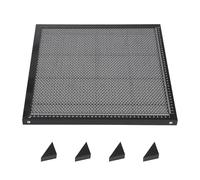Engraver Honeycomb Working Table All Metal Structure Aluminum Panel Board Platform 400x400mm Work Area with Measurement for CO2 Diode Fiber Engraving Machine Compatible with