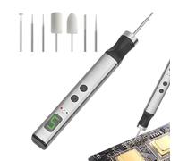 Engraver Pen | 5 Speed Engraver with 7 Drill Bits, Portable Rotary Polishing Tool, for Electronics, Jewelry, Metal, Wood, Stone, Glass, Ceramics and Nails