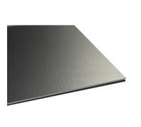 Engraving Aluminum Plate 2pcs Blue/Red/Black Laser Engraving 300 * 300/200 * 200/100 * 100mm, Double Anodized Sandblasted Thickness 1mm For Roof Grilles(Grey,300x300mm)