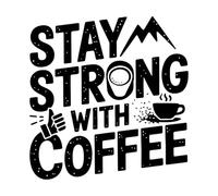 Engraving Decals Stay Strong Positive Qu 54x55.6cm It Won't Fall Off Black
