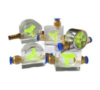 Engraving Machine Flow Meter Water Cooling display Spindle Motor Rotating Observer Indicator 6/8/10/12/16mm Connector(Q)