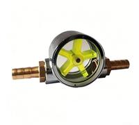 Engraving Machine Flow Meter, Water Cooling Water Flow Observation Indicator Spindle Motor 6/8/10/12/14mm(10mm)