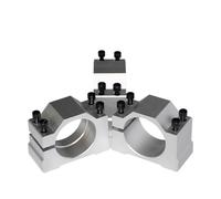 Engraving Machine Spindle Clamp Aluminium CNC Spindle Clamp Holder Inner Diameter 48mm 65mm 80mm Z Axis Router Mount Bracket 800W 1.5KW 2.2KW Fixture(80mm)
