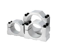 Engraving Machine Spindle Clamp Aluminium CNC Spindle Clamp Holder Inner Diameter 52mm 65mm 80mm Z Axis Router Mount Bracket 800W 1.5KW 2.2KW Fixture(80mm)