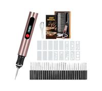 Engraving Pen, Cordless Portable Engraver Etching Tool - Glass Etching Accessory, Beginner Friendly for DIY Enthusiasts Artists Woodworkers Rechargeable (Pink)