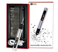 Engraving Pen for Metal | Cordless Ceramic Engraving Supplies - Portable Glass Engraver Pen - for Metal Glass Wood Art Creation Artists Jewelry Makers Hobbyists Woodworkers Model Builders Studio Home