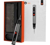 Engraving Pen: Ultimate Cordless Portable for Artists & DIYers - Engrave 50+ Surfaces - Beginner Friendly - Rechargeable - Free 30 Bits & Mastery Guide