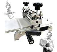 Engraving Printing Press with Adjustable Roller Height, Manual Printmaking Etching Machine for Intaglio, Relief, Wood Copperplate Impression