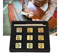 Engraving Punch 13mm Leather Craft Stamp, Stamp Set, Stamping, Alphabet, Numbers, English Letters, Leather, Leather Tools, Leather Tools, Stamping, Crafts, Hobbies,