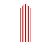 Engraving Stickers Geometric Large Column Arch Line Stripe Geometric Vertical 34.5x131.2cm Multiple Size Options Red