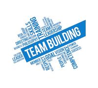 Engraving Stickers Team Building Teamwork Work Business Training Coaching Office 51x68.7cm Do not Damage The Wall Surface Blue