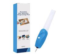 Engraving Tool Pen - Stainless Steel ABS 20cm | Portable Jewelry Etching Pen Rotating Engraving Tool Electric Hand Craft Tool | Wooden Signs, Signature Boards, Statues, DIY Art